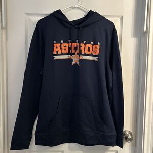 Genuine Merchandise Houston Astros Hoodie‎ Pullover Sweatshirt Size L Blue